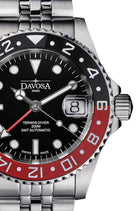 Ternos Ceramic Automatic GMT Black Red Diving Watch 16159009 Diver Davosa USA Official Distributor. Prices are Final. Tax & duties included.   