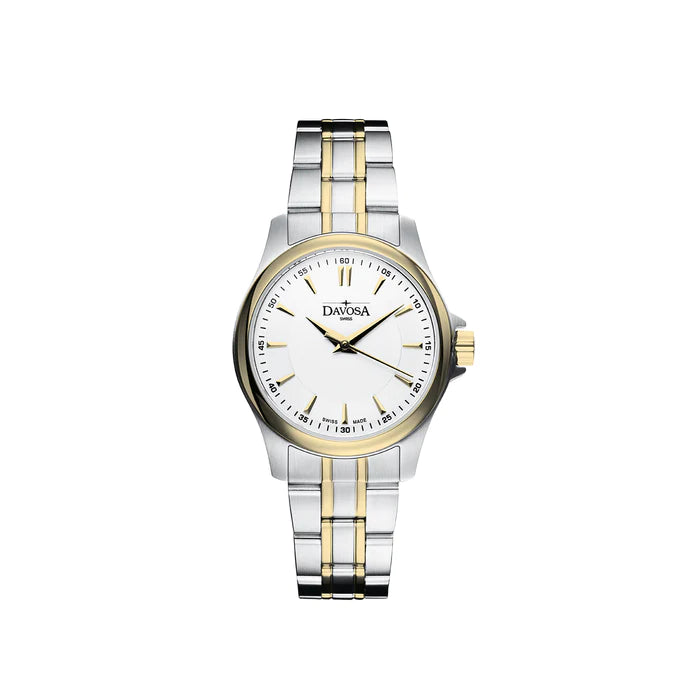 Classic Quartz Swiss-Made White Gold Executive Watch 16858815 Classic Davosa USA Official Distributor. Prices are Final. Tax & duties included.   