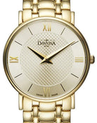 Pianos II Quartz PVD Swiss-Made Guilloche Silver Gold Ladies Watch 16858235 Ladies Davosa USA Official Distributor. Prices are Final. Tax & duties included. 29mm Gold PentaLink