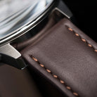 Vireo Quartz Chronograph Swiss-Made White Brown Pilot Watch 16249315 Pilot Davosa USA Official Distributor. Prices are Final. Tax & duties included.   