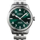 Newton Pilot Automatic 40mm Green Pilot Watch Pilot DAVOSA Swiss PentaLink bracelet