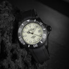 Ternos Professional Auto Megalume Black DLC Diving Watch 16158310 Limited Edition Diver Davosa USA Official Distributor. Prices are Final. Tax & duties included.