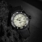 Ternos professional Megalume 16158310 42mm BLACK DLC Limited Edition + Nylon Strap Bundle Diver Davosa USA Official Distributor. Prices are Final. Tax & duties included.   