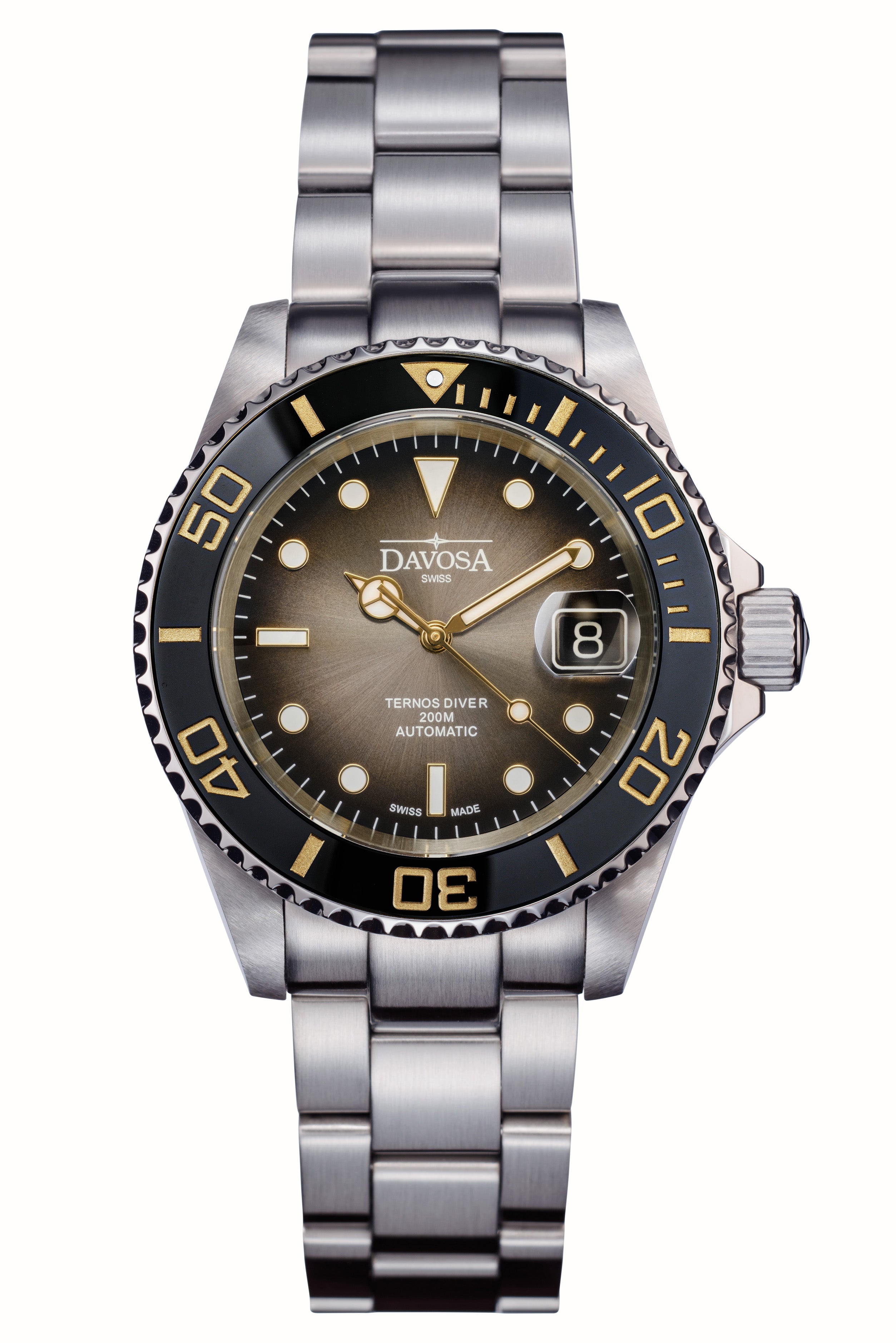 Ternos Ceramic Automatic 200m Swiss-Made Eagle Bay Unisex Diver Watch 16155560 Limited Edition Diver Davosa USA Official Distributor. Prices are Final. Tax & duties included.