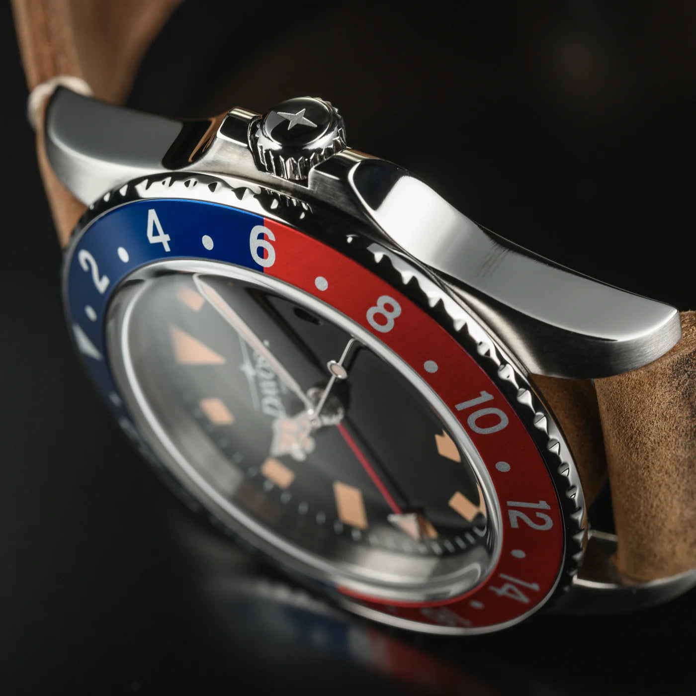 Vintage Quartz 100m Red Blue Men's Diver Watch 16250095 Watches Davosa USA Official Distributor. Prices are Final. Tax & duties included.   