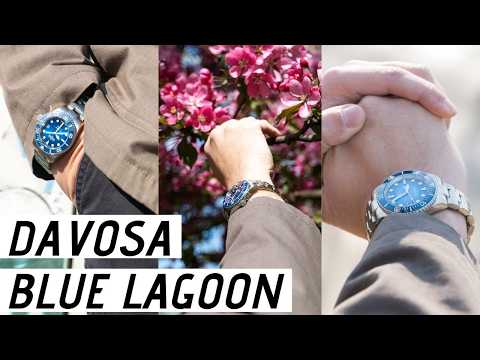 Ternos Diver "Blue Lagoon" Special Edition Automatic 40mm - Only 200 Pieces Worldwide - 161.554.40 with Trialink Watches Davosa USA Official Distributor. Prices are Final. Tax & duties included.