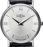 Pianos II Quartz Swiss-Made Guilloche Silver Black Ladies Watch 16756515 Ladies Davosa USA Official Distributor. Prices are Final. Tax & duties included. 38mm Silver Leather