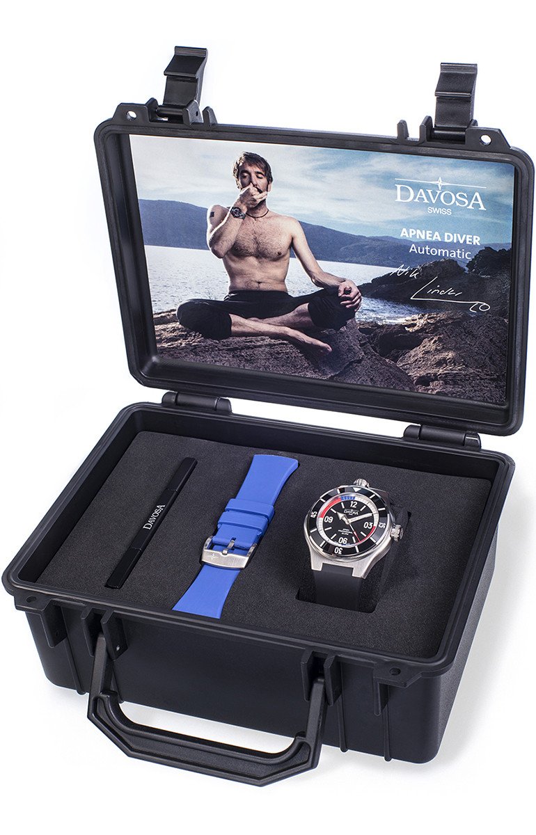 Apnea Pro Automatic Swiss-Made 200m Men's Diver Watch 16156855 Diver Davosa USA Official Distributor. Prices are Final. Tax & duties included.   