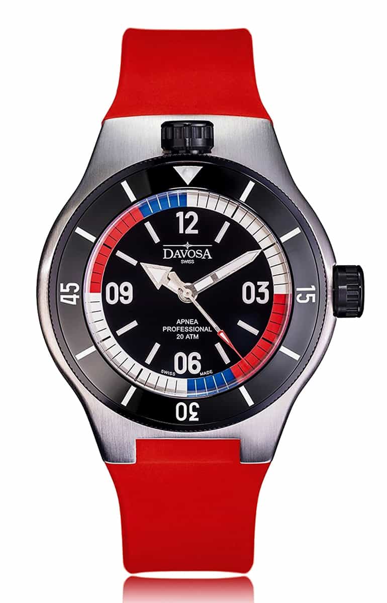 Apnea Pro Automatic Swiss-Made 200m Men's Diver watch 16156955 Diver Davosa USA Official Distributor. Prices are Final. Tax & duties included.   
