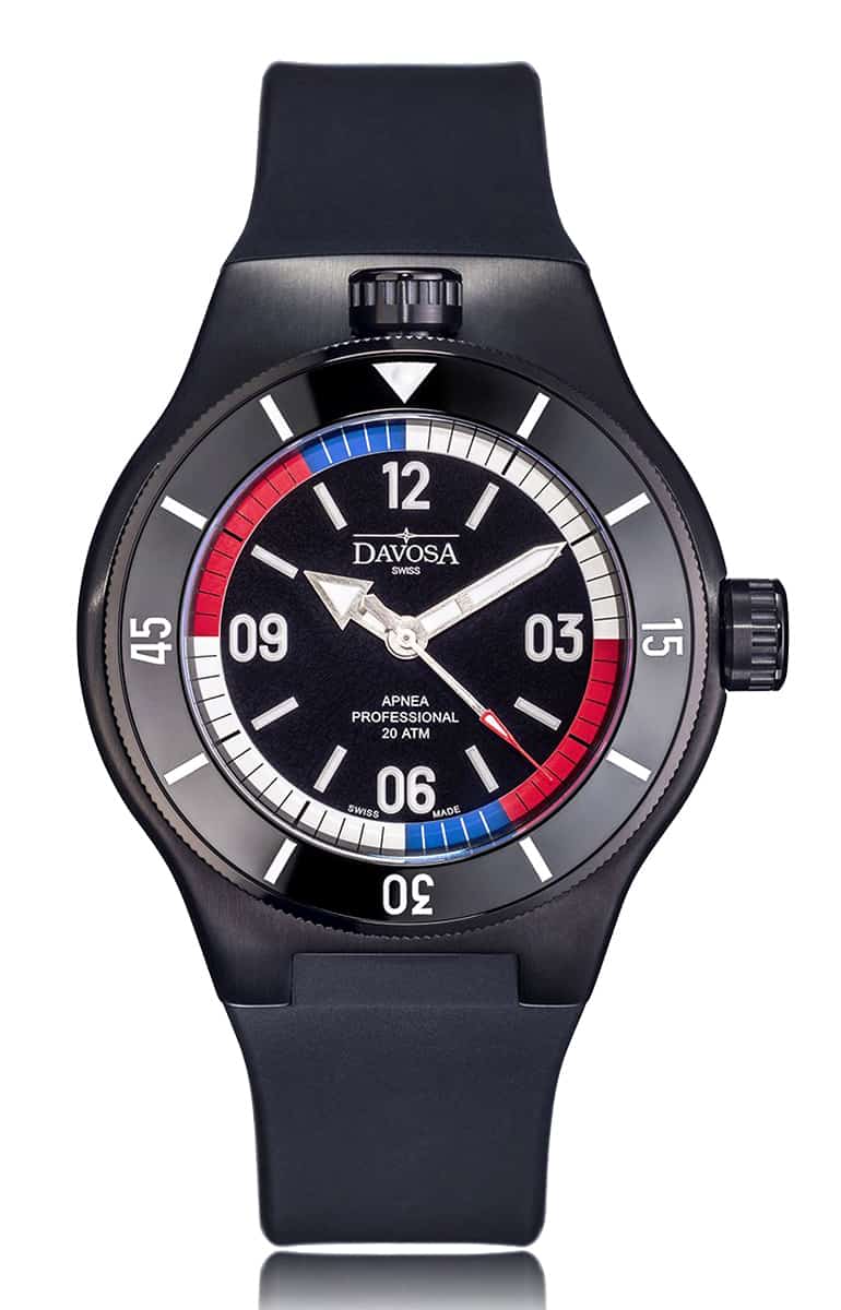 Apnea Pro Automatic Swiss-Made 200m Men's Diver watch 16157055 Diver Davosa USA Official Distributor. Prices are Final. Tax & duties included.   