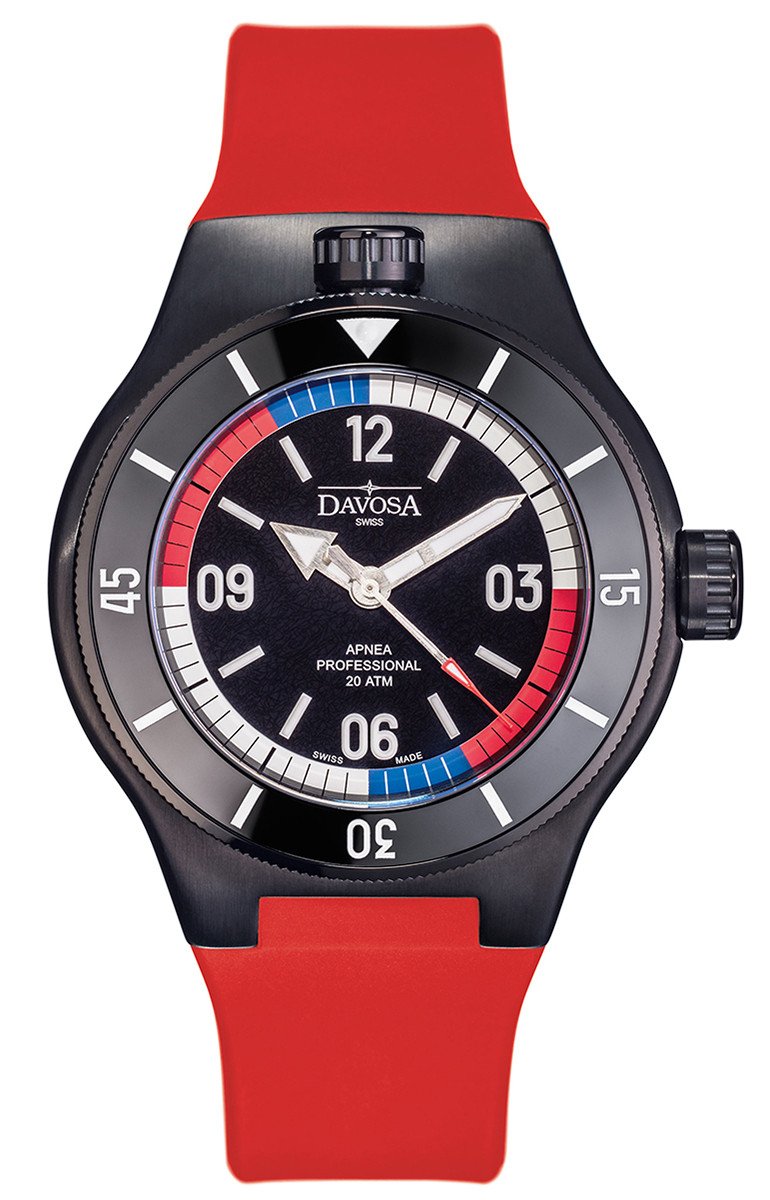 Apnea Pro Automatic Swiss-Made 200m Men's Diver watch 16157055 Diver Davosa USA Official Distributor. Prices are Final. Tax & duties included.   