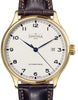 Classic Quartz Swiss-Made, White/Gold, Ladies Dress Watch - 16146415V