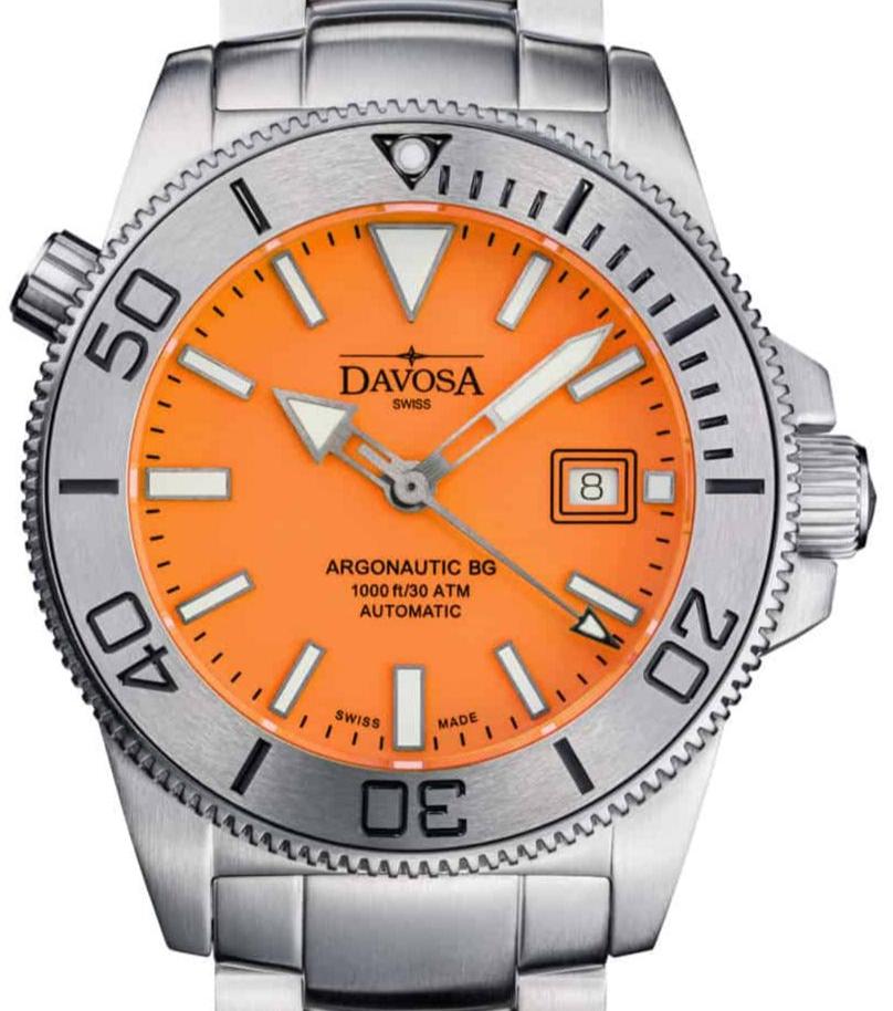 Argonautic Coral Automatic 300m Orange Men's Diver Watch 16152760 Limited Edition OUTLET Diver Davosa USA Official Distributor. Prices are Final. Tax & duties included. 43mm Orange TriaLink