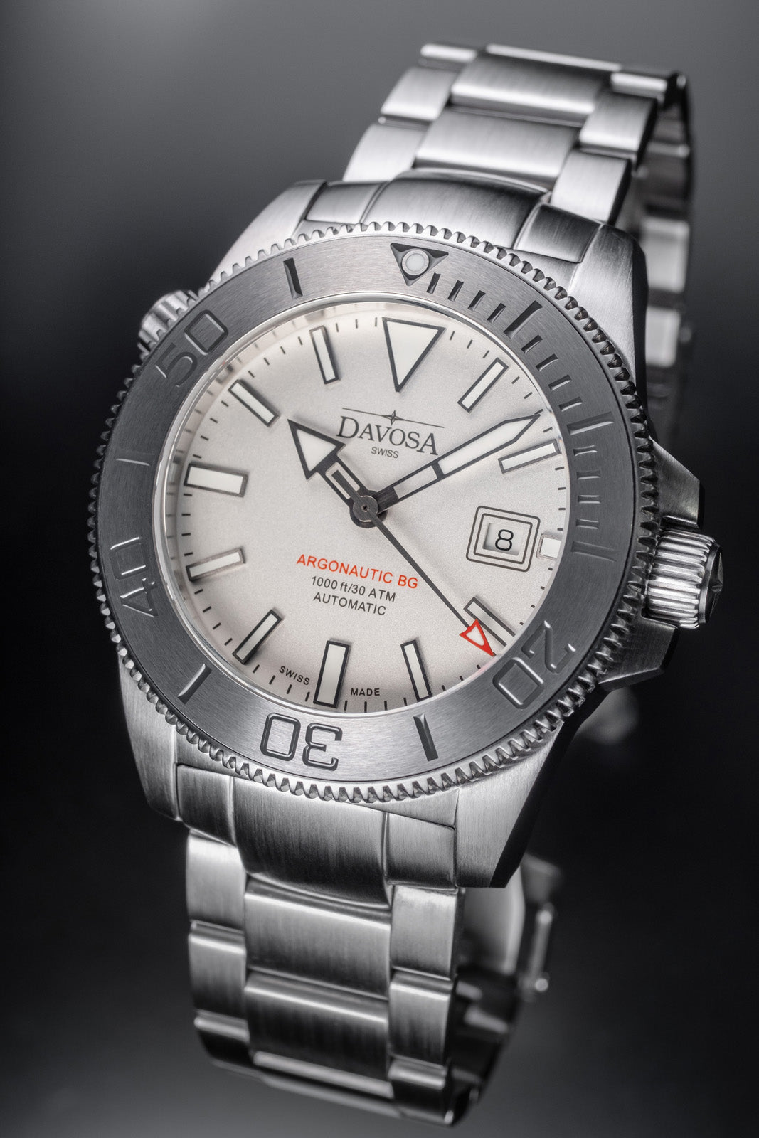 Argonautic BGBS Automatic 300m White Men's Diver Watch 16152810 OUTLET Diver Davosa USA Official Distributor. Prices are Final. Tax & duties included.   