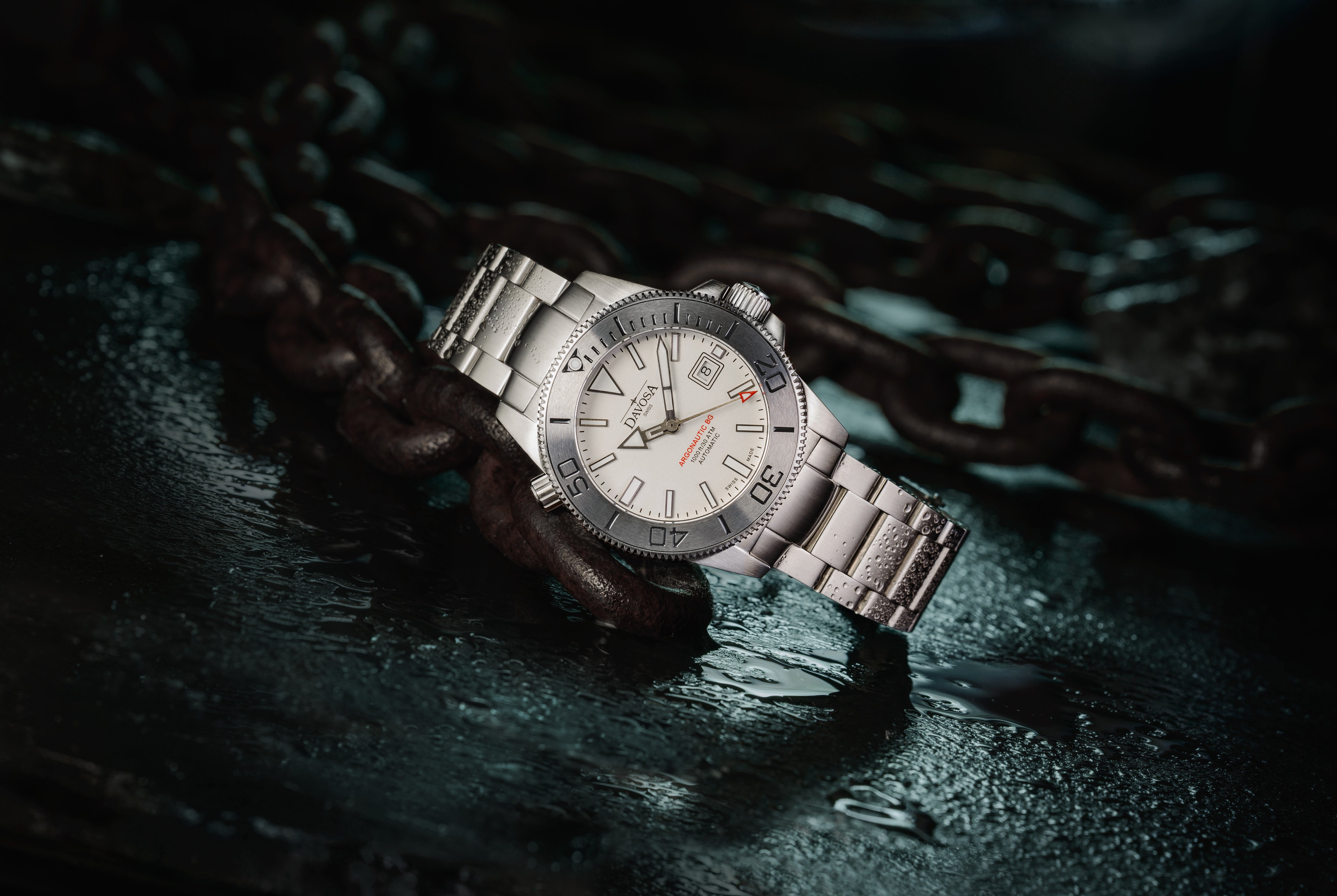 Argonautic BGBS Automatic 300m White Men's Diver Watch 16152810 Diver Davosa USA Official Distributor. Prices are Final. Tax & duties included.   