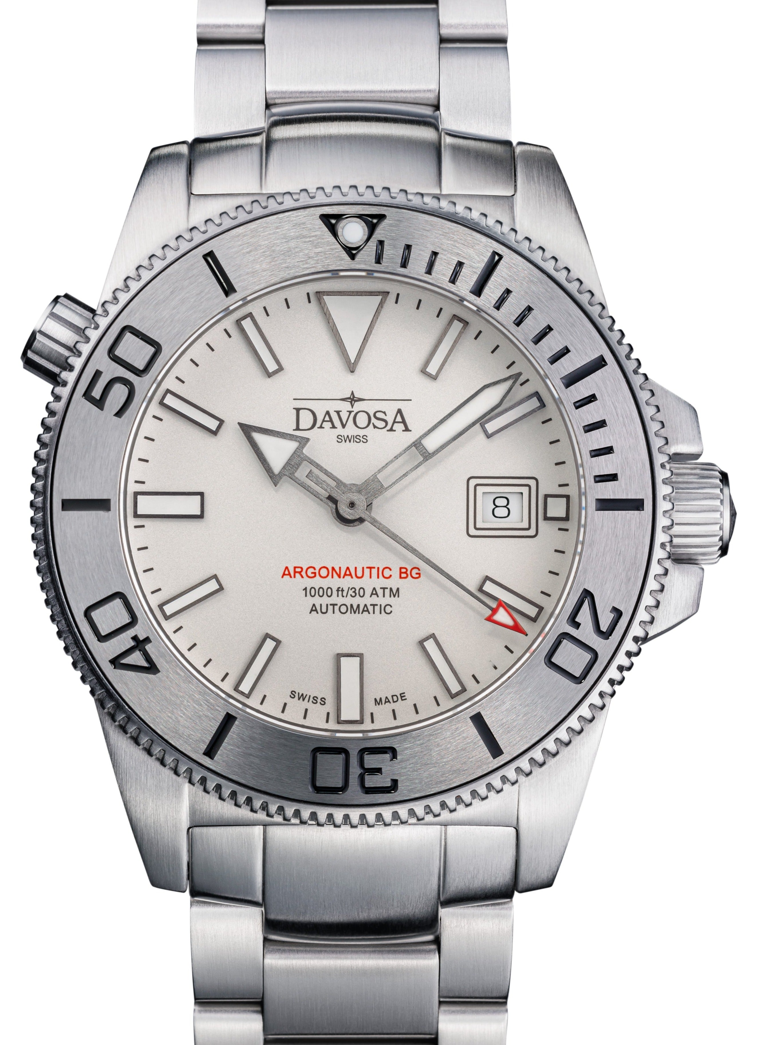 Argonautic BGBS Automatic 300m White Men's Diver Watch 16152810 OUTLET Diver Davosa USA Official Distributor. Prices are Final. Tax & duties included.   