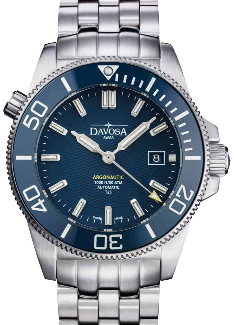 Argonautic Lumis Automatic 300m Blue Men's Diver Watch 16152904 Diver Davosa USA Official Distributor. Prices are Final. Tax & duties included.   