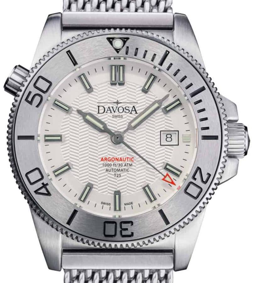 Argonautic Lumis BS Automatic 300m White Men's Diver Watch 16152911 Diver Davosa USA Official Distributor. Prices are Final. Tax & duties included. 43mm White ChainLink