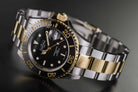 Ternos Ceramic Automatic Swiss-Made Black Gold Diving Watch 16155530 Diver Davosa USA Official Distributor. Prices are Final. Tax & duties included.   