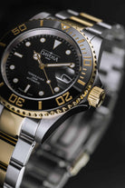 Ternos Ceramic Automatic Swiss-Made Black Gold Diving Watch 16155530 Diver Davosa USA Official Distributor. Prices are Final. Tax & duties included.   