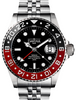 Ternos Professional Automatic 200m GMT Black Red Diving Watch 16157109