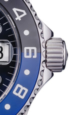 Ternos Professional Automatic 200m GMT Black Blue Diving Watch 16157145 GMT Davosa USA Official Distributor. Prices are Final. Tax & duties included.   