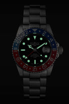 Ternos Professional Automatic 200m GMT Red Blue Diving Watch 16157160 GMT Davosa USA Official Distributor. Prices are Final. Tax & duties included.   