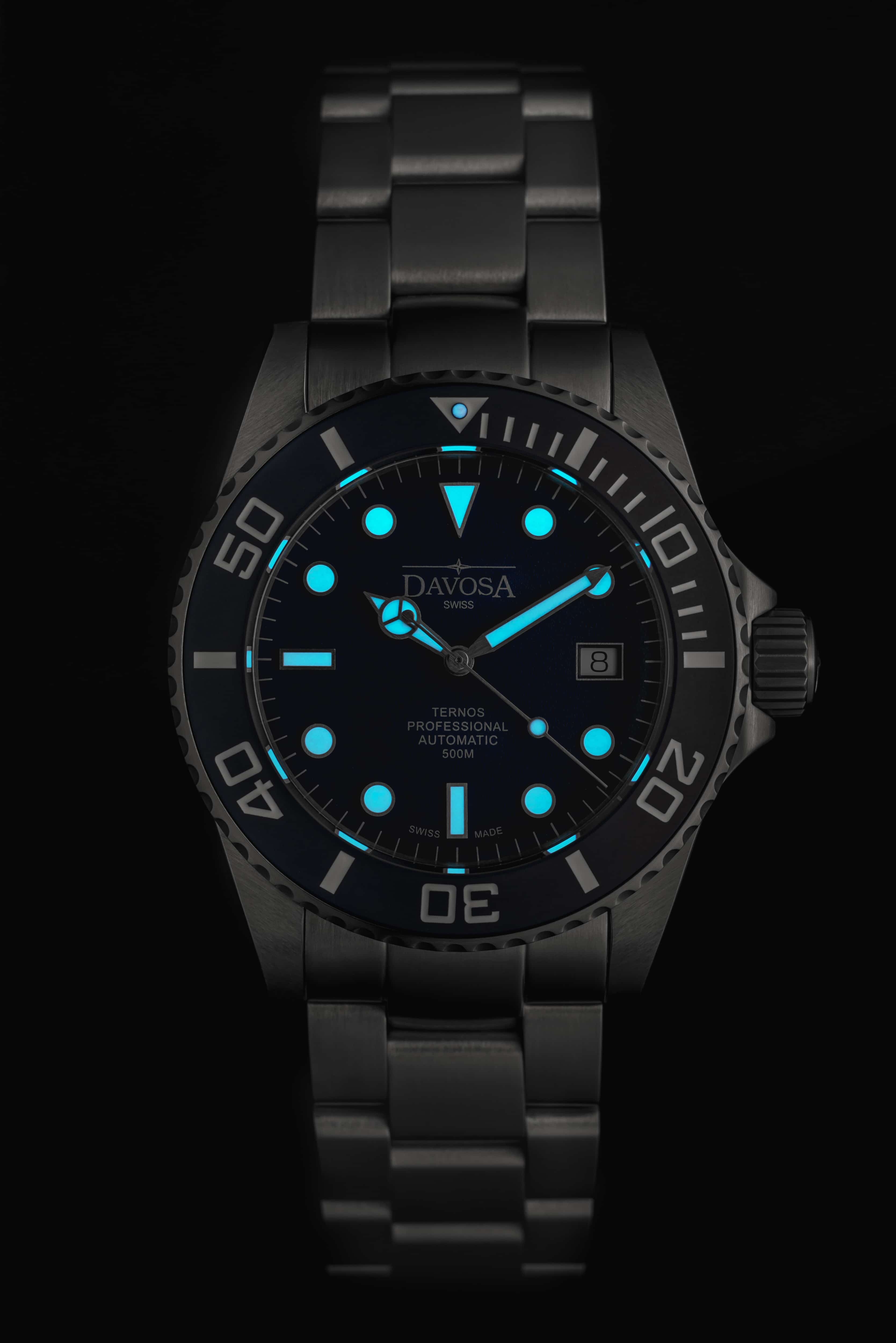 Ternos Professional Automatic 500m Black Matt Suit Diving Watch 16158255 Limited Edition - One last unit! Diver Davosa USA Official Distributor. Prices are Final. Tax & duties included.