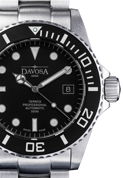 Ternos Professional Automatic 500m Black Matt Suit Diving Watch 16158255 Limited Edition - One last unit! Diver Davosa USA Official Distributor. Prices are Final. Tax & duties included.