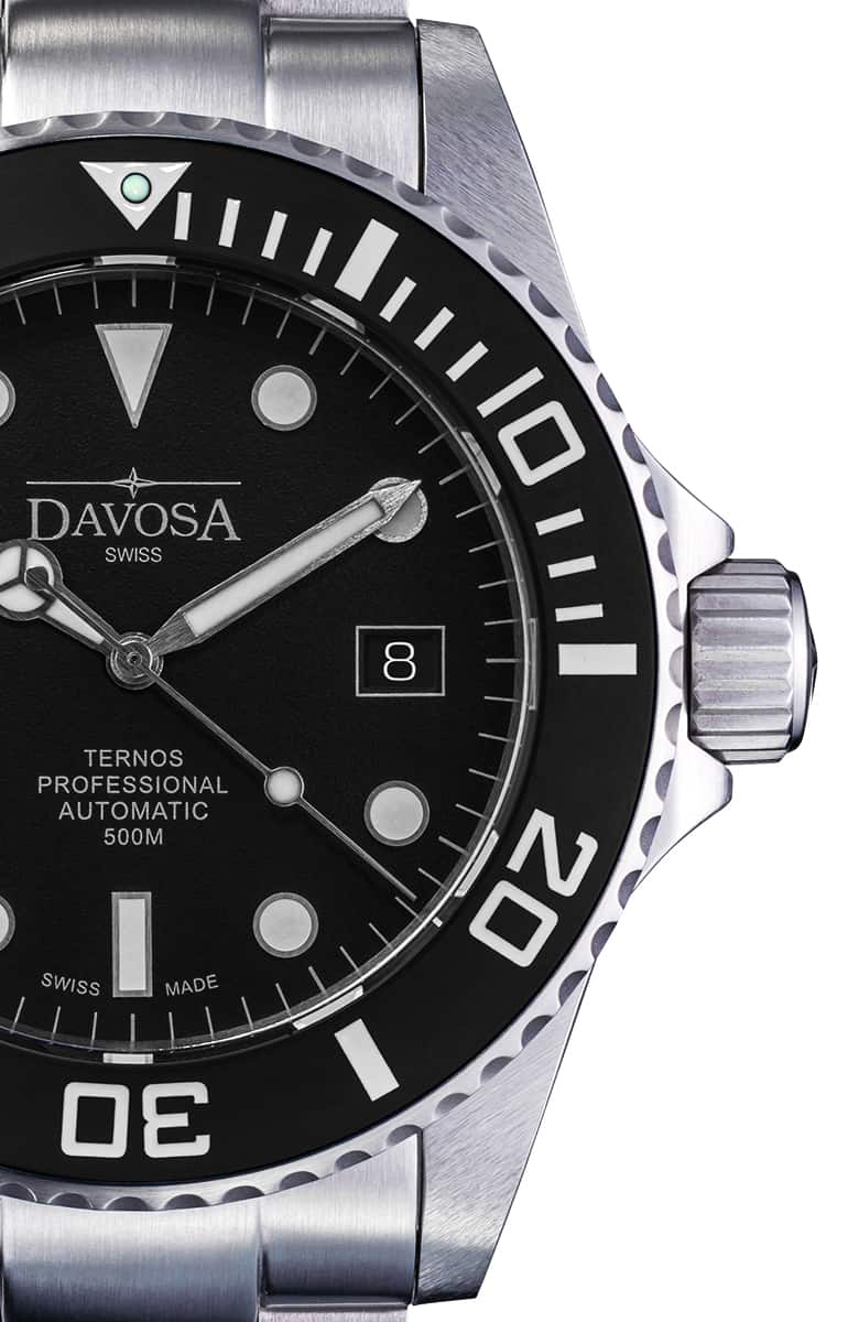 Ternos Professional Automatic 500m Black Matt Suit Diving Watch 16158255 Limited Edition - One last unit! Diver Davosa USA Official Distributor. Prices are Final. Tax & duties included.