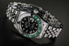 Ternos Ceramic Automatic GMT Swiss-Made Black Green Diving Watch 16159007 GMT Davosa USA Official Distributor. Prices are Final. Tax & duties included.   