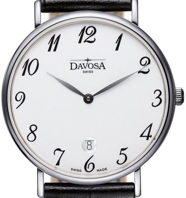 Pianos II Quartz Swiss-Made White Executive Watch 16248526 Executive Davosa USA Official Distributor. Prices are Final. Tax & duties included. 38mm White Leather