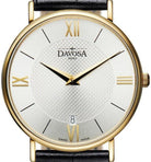 Pianos II Quartz PVD 38mm Guilloche Silver Ladies Watch 16248615 Ladies Davosa USA Official Distributor. Prices are Final. Tax & duties included. 38mm Silver-Gold Leather