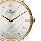 Pianos II Quartz PVD 38mm Guilloche Silver Ladies Watch 16248615 Ladies Davosa USA Official Distributor. Prices are Final. Tax & duties included.   