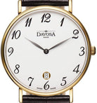 Pianos II Quartz PVD White Gold Executive Watch 16248626 Executive Davosa USA Official Distributor. Prices are Final. Tax & duties included. 38mm White Leather