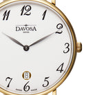 Pianos II Quartz PVD White Gold Executive Watch 16248626 Executive Davosa USA Official Distributor. Prices are Final. Tax & duties included.   