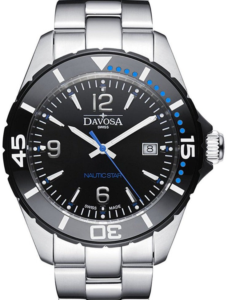Davosa AMARANTO G QUARTZ 16248026 | Orologio Uomo Acciaio Inox, Vetro Zaffiro, Movimento Al Quarzo