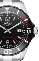 Nautic Star Quartz Swiss-Made 100m Black Red Diver Watch 16347265 Diver Davosa USA Official Distributor. Prices are Final. Tax & duties included.   