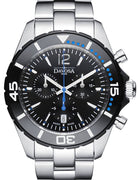 Nautic Star Quartz Chronograph 100m Black Blue Diving Watch 16347345 Chronograph Davosa USA Official Distributor. Prices are Final. Tax & duties included. 43.5mm Black-Blue TriaLink