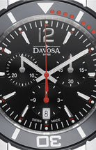 Nautic Star Quartz Chronograph 100m Black Red Diving Watch 16347365 Chronograph Davosa USA Official Distributor. Prices are Final. Tax & duties included.   