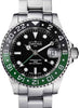Ternos Ceramic 40mm GMT black/green Swiss made automatic unisex wristwatch with TriaLink bracelet 16159070