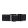 Black Cowhide with Textured Covering Strap 22mm 16958155