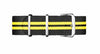 Nylon Strap Black Yellow 22mm 16955580