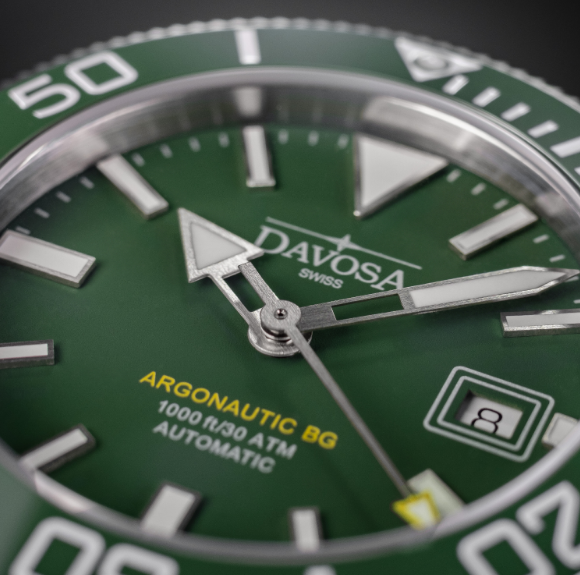 Argonautic BG Automatic 300m Green Men's Diver Watch 16152877 Diver Davosa USA Official Distributor. Prices are Final. Tax & duties included.   