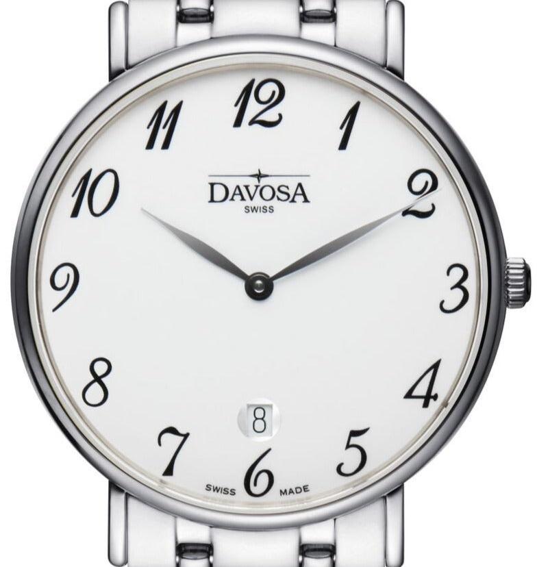 Pianos II Quartz Swiss-Made White Executive Watch 16347626 Executive Davosa USA Official Distributor. Prices are Final. Tax & duties included.   