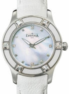 Irisea Quartz Swiss-Made Pearlescent White Ladies Watch 16756715 Ladies Davosa USA Official Distributor. Prices are Final. Tax & duties included. 29mm Silver Leather