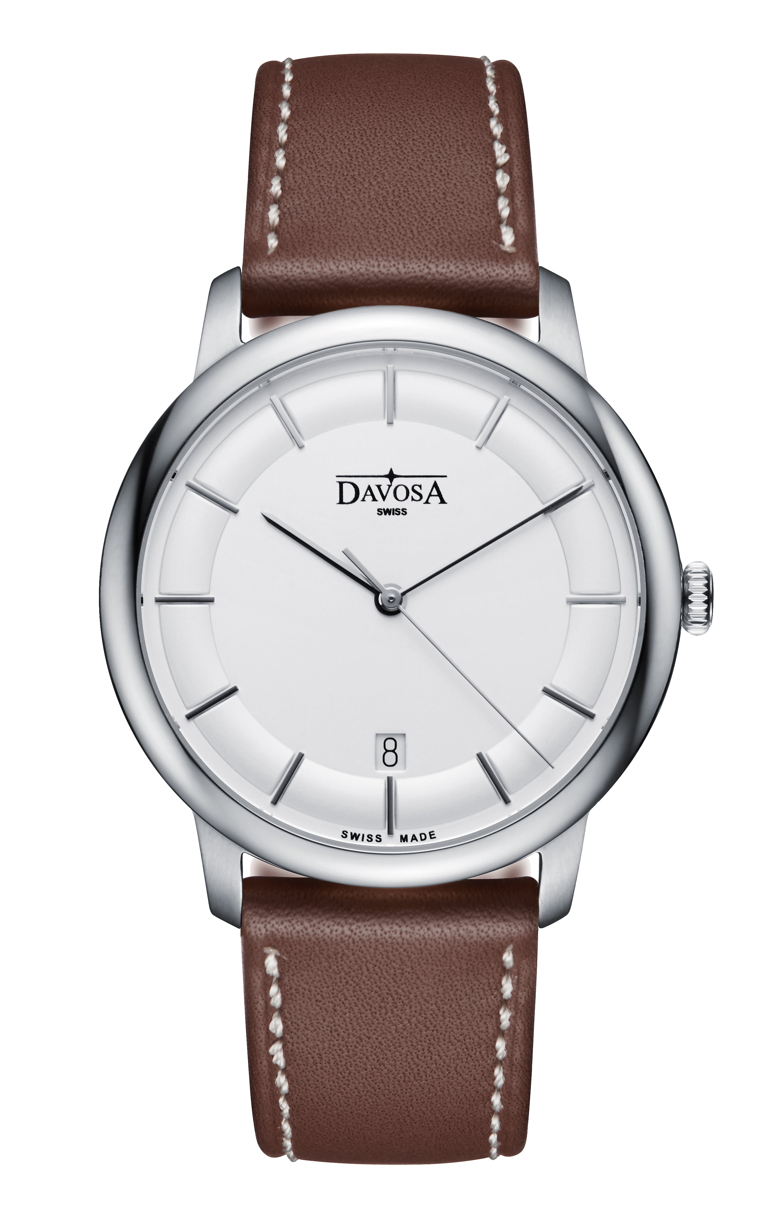 Amaranto Quartz Swiss-Made White Executive Watch 16248015 Executive Davosa USA Official Distributor. Prices are Final. Tax & duties included.   