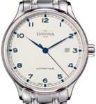 Classic Automatic Swiss-Made White Blue Executive Watch 16145611 Classic Davosa USA Official Distributor. Prices are Final. Tax & duties included. 40mm White-Blue PentaLink