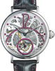Grande Diva Mechanical Swiss-Made Skeleton Black Ladies Watch 16550060