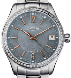 Newton Automatic Swiss-Made Grey Bronze Tone Ladies Watch 16619355 Ladies Davosa USA Official Distributor. Prices are Final. Tax & duties included. 32mm Grey-Bronze TriaLink